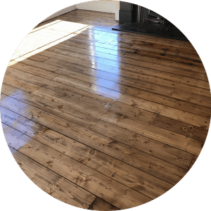 Pine Floor Sanding & Staining